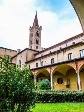 Yüksek dinamik aralık (Hdr) Antik San Domenico Kilisesi Bologna Emilia Romagna İtalya