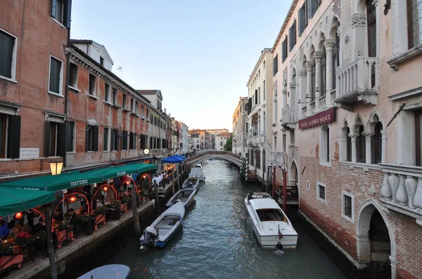 Venecia Italia Circa Octubre 2016 Vista Canal — Foto de Stock