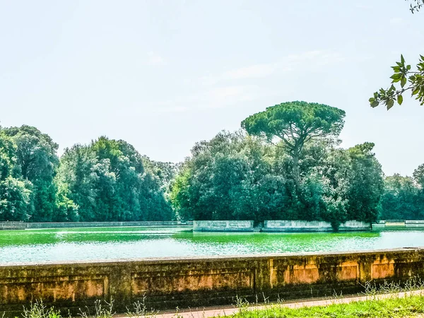 Stort Dynamiskt Omfång Hdr Trädgårdar Och Fontäner Caserta Italien — Stockfoto
