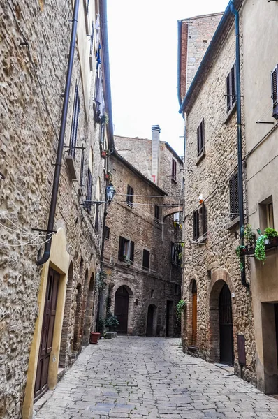 Hohe Dynamik Hdr Ansicht Der Stadt Volterra Italien — Stockfoto