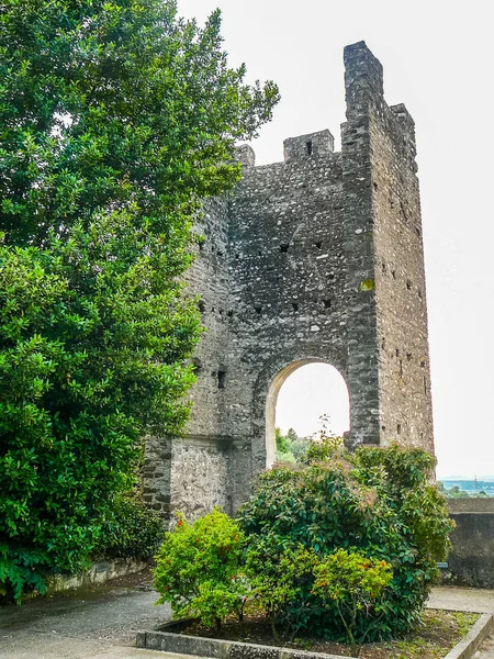 Alta Gamma Dinamica Hdr Antichi Giardini Romani Villa Este Tivoli — Foto Stock