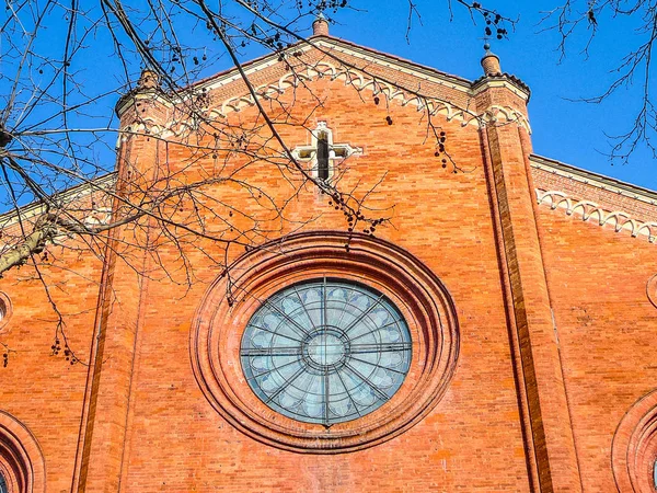 高动态范围 Hdr 阿斯蒂 Duomo 大教堂在阿斯蒂 意大利 — 图库照片