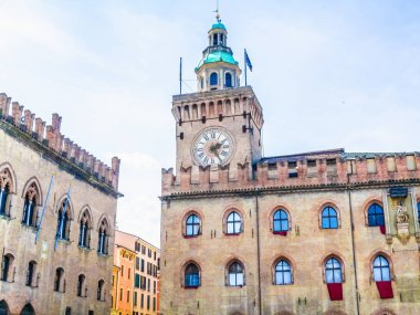 Yüksek dinamik aralık (Hdr) görünümü, Bologna Emilia Romagna İtalya eski şehirde