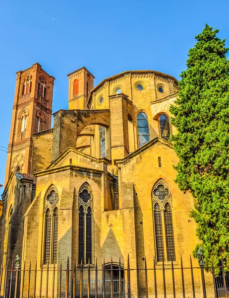 Alcance Dinâmico Hdr Igreja San Francesco Bolonha Emília Romanha Itália — Fotografia de Stock