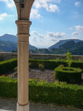 Valldemossa, İspanya - Eylül 2016 yaklaşık: Kenti