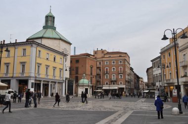 Rimini eski şehir merkezinin görünümü