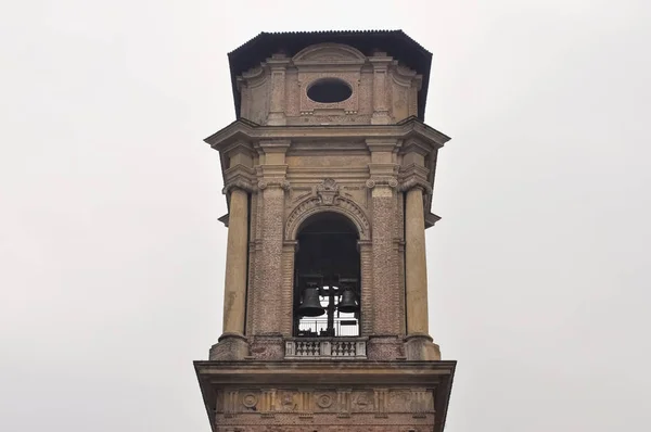 Wieża Duomo Torino Czyli Turyńskiej Katedry Turynie Włochy — Zdjęcie stockowe