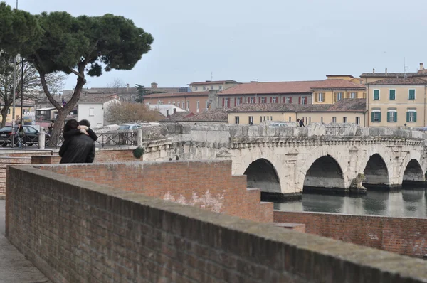 リミニのローマ橋 — ストック写真