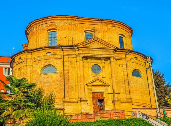 Vysokým Dynamickým Rozsahem Hdr Farní Kostel Bra Piemont Itálie — Stock fotografie