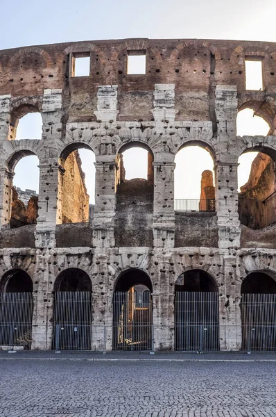 Vysokým Dynamickým Rozsahem Hdr Colosseum Aka Kolosea Nebo Colosseo Římě — Stock fotografie