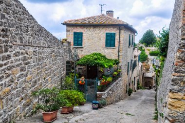 Yüksek Dinamik Aralık (Hdr) kenti Volterra, İtalya