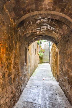 Yüksek Dinamik Aralık (Hdr) kenti Volterra, İtalya