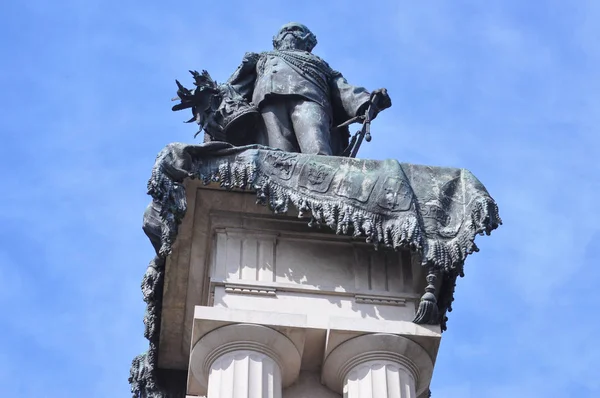 King Vittorio Emanuele Monument Turin Italy — Stock Photo, Image