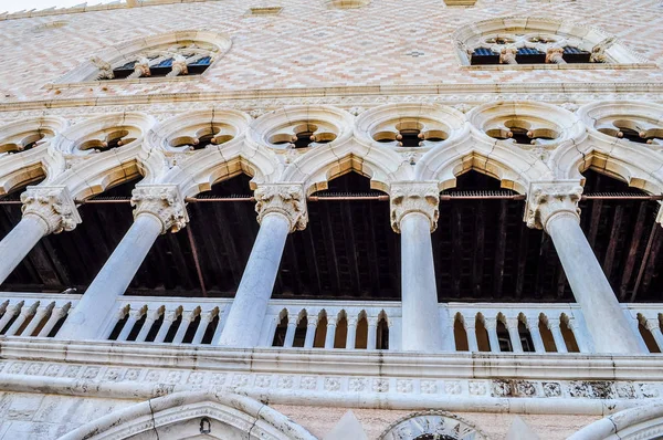 Stort Dynamiskt Omfång Hdr Dogepalatset San Marco Square Venedig Italien — Stockfoto