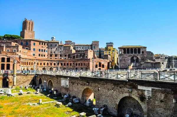 Stort Dynamiskt Omfång Hdr Trajanus Marknad Mercati Traianei Rom Italien — Stockfoto