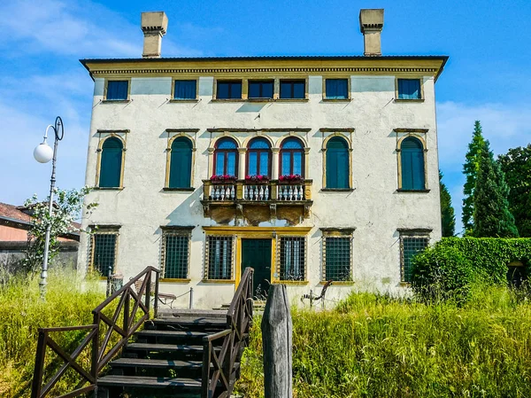 Yüksek Dinamik Aralık Hdr Eski Bir Villa Valmarana Vand Bahçede — Stok fotoğraf