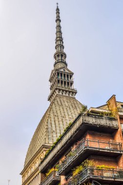 Yüksek dinamik aralık (Hdr) İtalya nın Torino Piedmont Mole Antonelliana