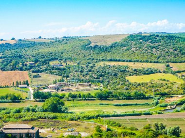 Yüksek dinamik aralık (Hdr) kenti Tarquinia, İtalya