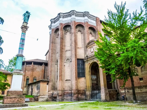 Yüksek dinamik aralık (Hdr) Antik San Domenico Kilisesi Bologna Emilia Romagna İtalya