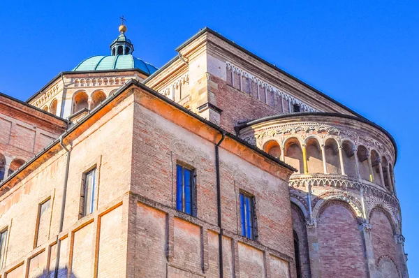 Wysoki Zakres Dynamiki Hdr Katedra Duomo Parma Emilia Romagna Włochy — Zdjęcie stockowe