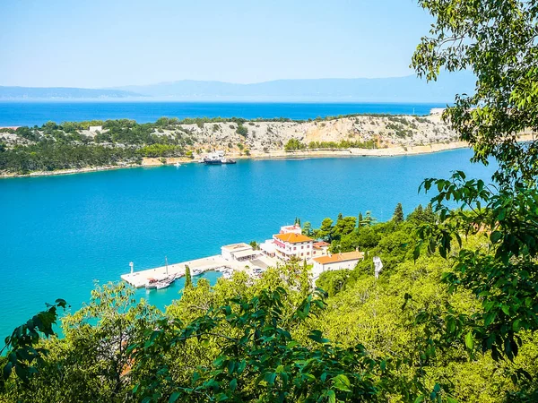 High Dynamic Range Hdr View City Omisalj Island Krk Croatia — Stock Photo, Image