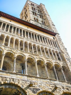 Yüksek dinamik aralık (Hdr) Pieve di Santa Maria Kilisesi, Arezzo Toskana, İtalya