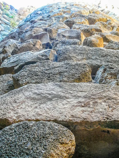Yüksek Dinamik Aralık Hdr Harabeleri Antik Sunuxi Nuraghe Megalitik Sardunya — Stok fotoğraf