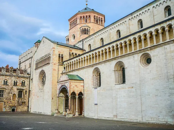 Vysokým Dynamickým Rozsahem Hdr Cattedrale San Vigilio Aka Duomo Trento — Stock fotografie