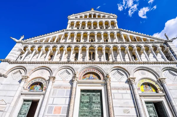 Hoher Dynamischer Bereich Hdr Maria Himmelfahrtskathedrale Pisa Toskana Italien — Stockfoto