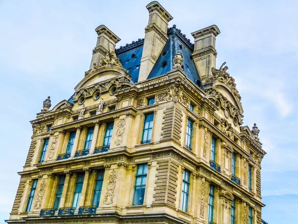 Hoher Dynamischer Bereich Hdr Das Musee Louvre Rastermuseum Paris France — Stockfoto