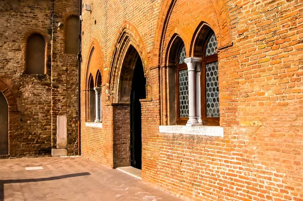 High Dynamic Range Hdr Pomposa Abbey Abbazia Pomposa Ferrara Italy — Stock Photo, Image