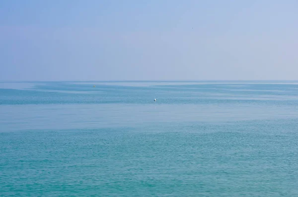 Paysage Vue Panoramique Sur Mer Depuis Rivage — Photo