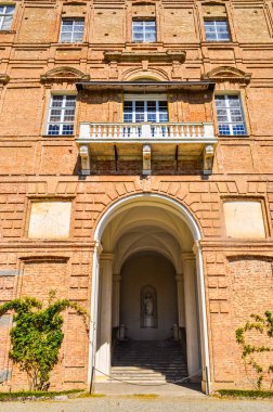 Yüksek dinamik aralık (Hdr) Castello Ducale di Aglie Kalesi, Elisa di Rivombrosa, Piedmont, İtalya