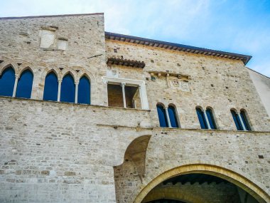 Yüksek dinamik aralık (Hdr) kenti Anagni, İtalya