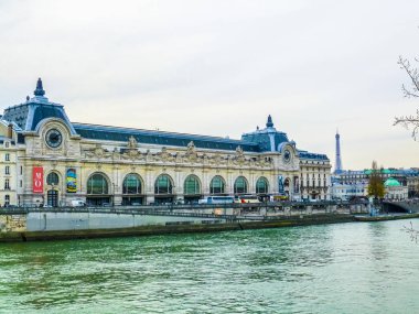 Yüksek dinamik aralık (Hdr) Quai d Orsay Dock wharf quay Paris Fransa