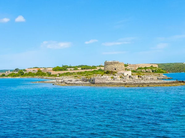 Yüksek Dinamik Aralık Hdr Görünümü Mahon Adası Menorca Spanya — Stok fotoğraf