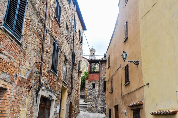 Hohe Dynamik Hdr Ansicht Der Stadt Volterra Italien — Stockfoto