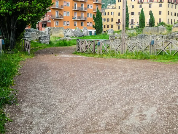 High Dynamic Range Hdr Ancient Roman Ruins Tivoli Lazio Rome — Stock Photo, Image