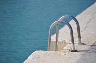 mavi su yüzeyi kopya alanı ile bir arka plan olarak yararlı