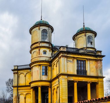 Yüksek dinamik aralık (Hdr) kalıntıları, La Bizzarria Barok avcı kulübesi Venaria Reale, İtalya
