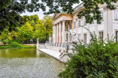 Yüksek dinamik aralık (Hdr) Palac Łazienki Palace aka banyoları Palace veya su sarayının veya Palace, Varşova, Polonya Isle of anlamı Lazienkowski
