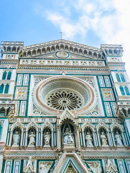 Alto Rango Dinámico Hdr Duomo Firence Iglesia Catedral Florencia — Foto de Stock