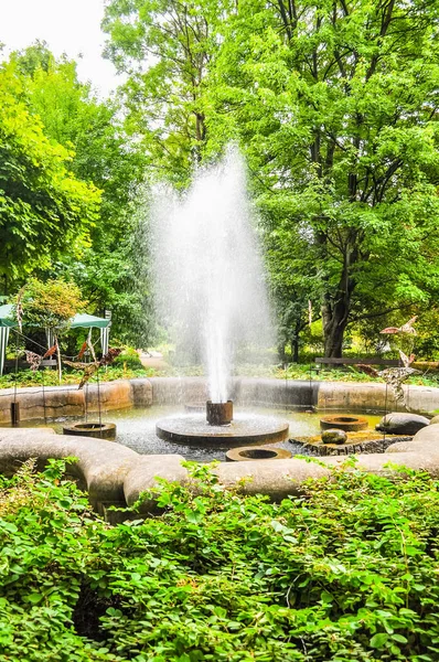 Alto Rango Dinámico Hdr Ogrod Botaniczny Significa Jardín Botánico Varsovia —  Fotos de Stock