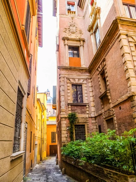Hoher Dynamischer Bereich Hdr Ansicht Der Altstadt Von Bologna Emilia — Stockfoto