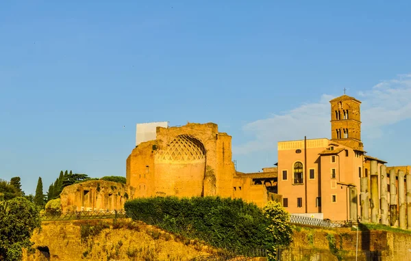 High Dynamic Range Hdr Ruins Tempio Venere Meaning Temple Venus — Stock Photo, Image