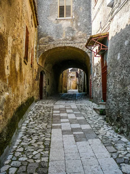 Haute Gamme Dynamique Hdr Vue Sur Vieille Ville Caserte Italie — Photo