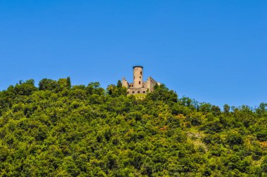 Yüksek dinamik aralık (Hdr) görünümü Lake Iseo panorama İtalya