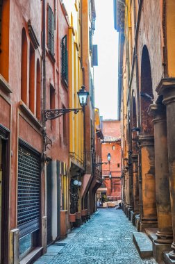 Yüksek dinamik aralık (Hdr) İtalya Emilia Romagna bölgesindeki Bologna şehir görünümünü