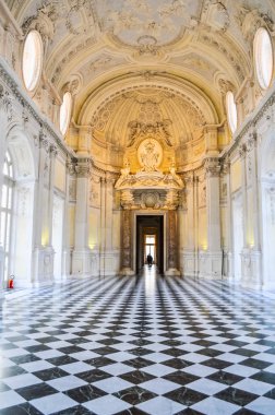 Yüksek dinamik aralık (Hdr) Reggia Venaria Reale Torino İtalya'deki Barok Kraliyet Sarayı
