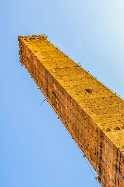 Alto Rango Dinámico Hdr Torre Degli Asinelli Torre Bolonia Emilia — Foto de Stock